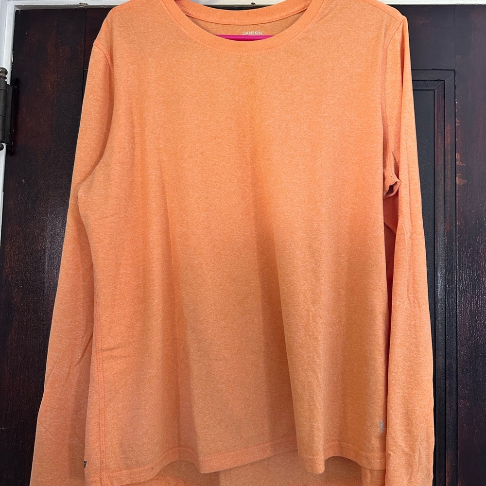 Danskin Orange Long Sleeve Tee